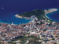 Morze, Panorama, Chorwacja, Miasta