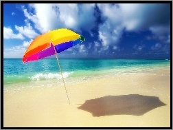Parasolka, Morze, Plaża