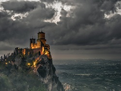 Morze, San Marino, Seconda Torre, Zamek La Cesta o Fratta, Góra Monte Titano