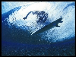 Surfer, Morze, Fala