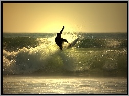 Surfer, Morze, Fale