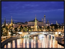 Most, Moskwa, Noc