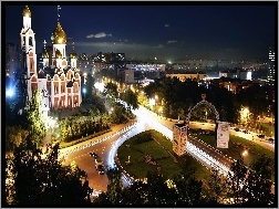 Noc, Moskwa, Panorama