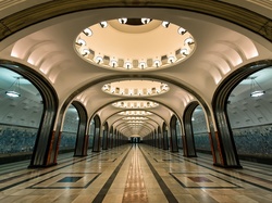Peron, Moskwa, Metro