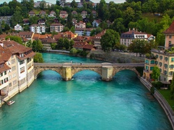 Most, Miasto, Szwajcaria, Rzeka