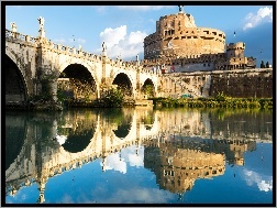 Most, Rzym, Włochy, Rzeka