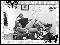 fotel, George Clooney, motyl