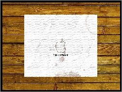 Napis, Podkładka, Logo, Apple, Plamy
