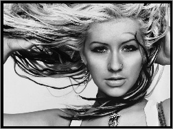 naszyjnik, Christina Aguilera, kolczyk