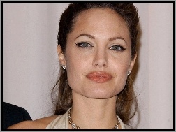 naszyjnik, Angelina Jolie, duże usta