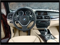 Nawigacji, X6, BMW, Panel