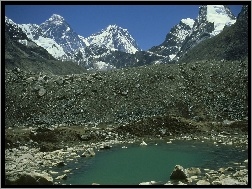Sagarmatha, Nepal, Mount, Narodowy, Park, Everest, Chiny, Góry