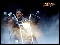 motocykl, dym, Ghost Rider, Nicolas Cage