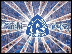 Niebiescy, Logo, Ruch Chorzów, Promienie
