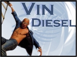 niebieski strój, Vin Diesel, okulary