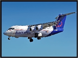 Niebo, Odrzutowiec, Samolot, AVRO RJ85