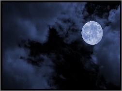 Kisężyc, Niebo, Chmury