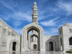 Niebo, Oman, Wielki Meczet Sułtana Kabusa