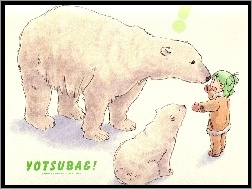 Yotsubato, niedźwiedzie, dziecko