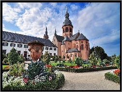Niemcy, Ogród, Klasztor, Kościół, Hesja Seligenstadt