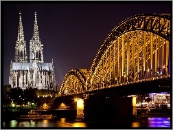 Niemcy, Rzeka, Katedra, Most, Kolonia