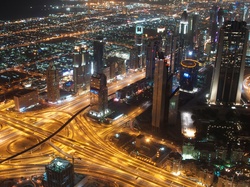 Noc, Dubaj, Zjednoczone Emiraty Arabskie, Miasto