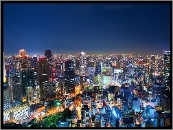 Noc, Osaka, Japonia, Miasto