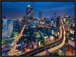 Noc, Bangkok, Tajlandia, Miasto