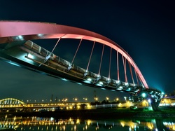 Noc, Most, Taipei, Tajwan, Miasto