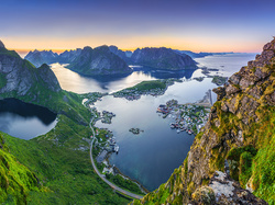 Norwegia, Morze Norweskie, Góry, Lofoty