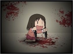 noże, Azumanga Daioh, dziewczynka