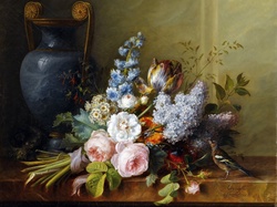 Obraz, Bukiet, Van Spaendonck, Cornelis, Kwiatów