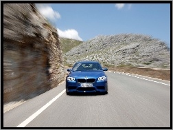 Obraz, BMW F10, Rozmazany