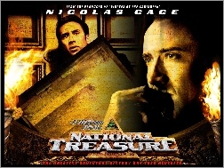 pismo, obrazy, Nicolas Cage, National Treasure 1, stare