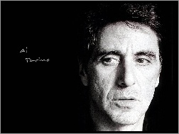 oczy, twarz, Al Pacino, ciemne