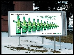 Ogłoszeniowa, Heineken, Reklama, Tablica