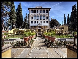 Ogród, Hotel, Florencja, Salviatino