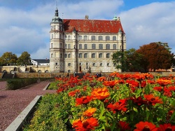 Ogród, Pałac, Niemcy, Gustrow