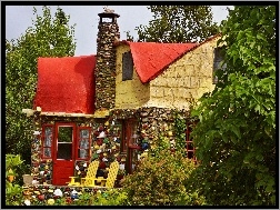 Ogródek, Wiejski, Mały, Domek