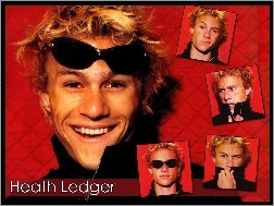 okulary, Heath Ledger, uśmiech