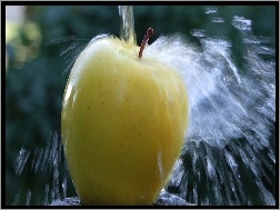 Woda, Żółte, Jabłko