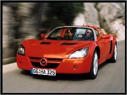 Czerwony, Opel Speedster