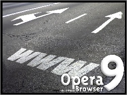 Opera, ruch, pasy, ulica