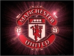 Oświetlenie, Herb, Manchester United, Czerwone