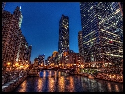 Chicago, Oświetlone, Miasto