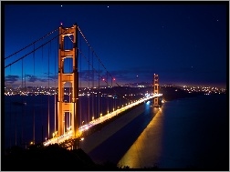 Oświetlony, Most Golden Gate