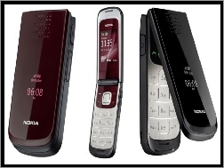 Otwarta, Brązowa, Nokia 7020, Czarna