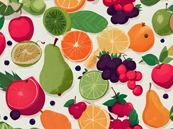 Owoce, Grafika