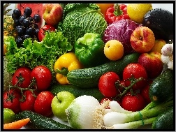 Owoce, Świeże, Różne, Warzywa
