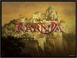 wzgórze, pałac, The Chronicles Of Narnia, napis